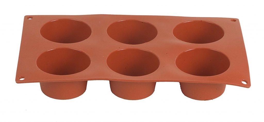 SILICONE MOULDS – MUFFIN 6 CUPS – 70 x 40mm