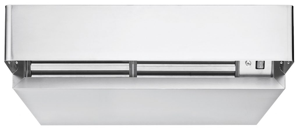 STAINLESS STEEL CONDENSATION HOOD -DIMENSIONS: 865 x 1020 x 230mm